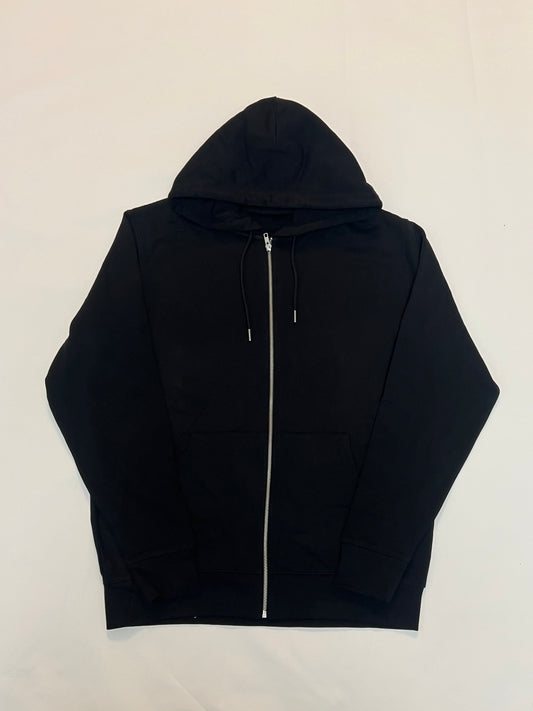 Peace Doodles Zip Hoodie – Black