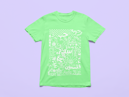 Under the Olive Tree Peace Doodle - Tshirt