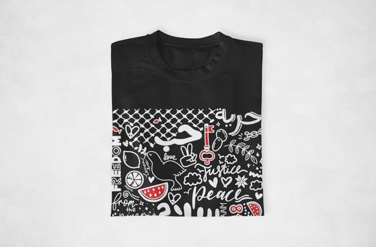 Peace Doodles – New Edition Tee, Black