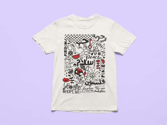 Peace Doodles – New Edition Tee, White