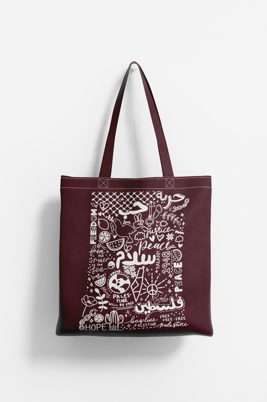 Peace Doodles Tote Bag