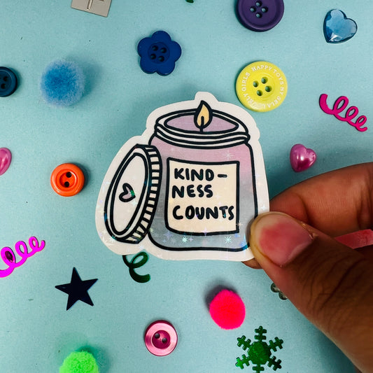 Kindness Counts Doodle Sticker