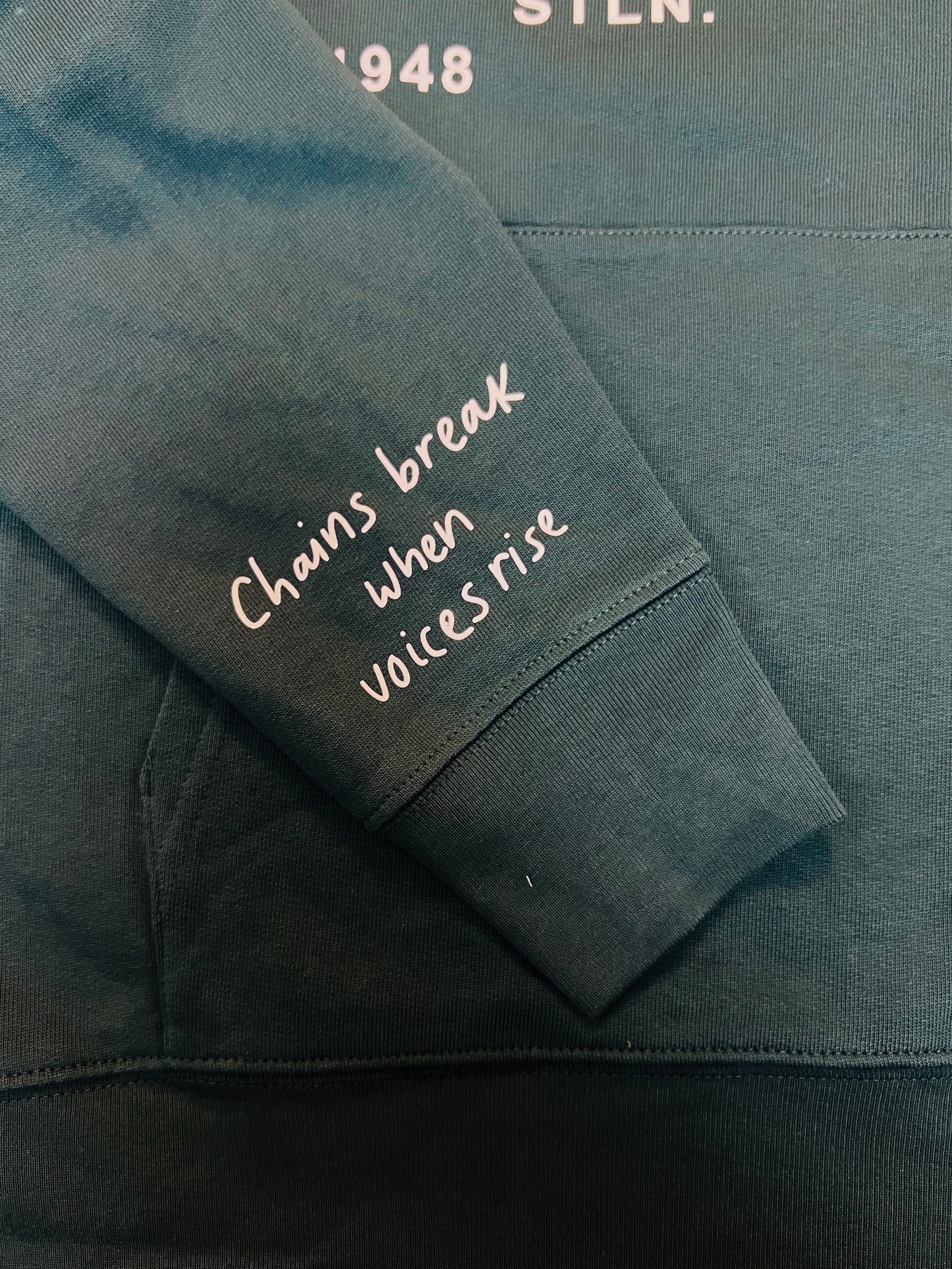 Peace Doodles Set – Teal/navy & Pink (Hoodie + Joggers)