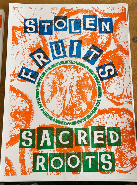 The Orange Testifies - Limited Edition Risograph Print by Nafeesah