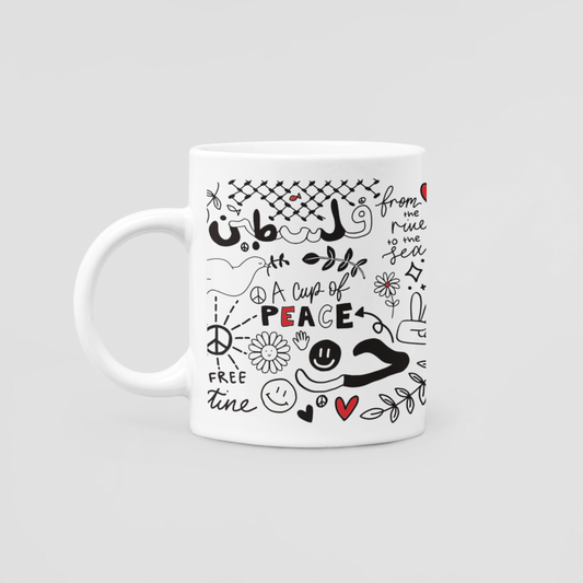 Peace Doodles Mug