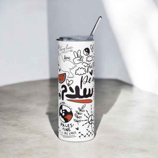 Peace Doodles Tumbler