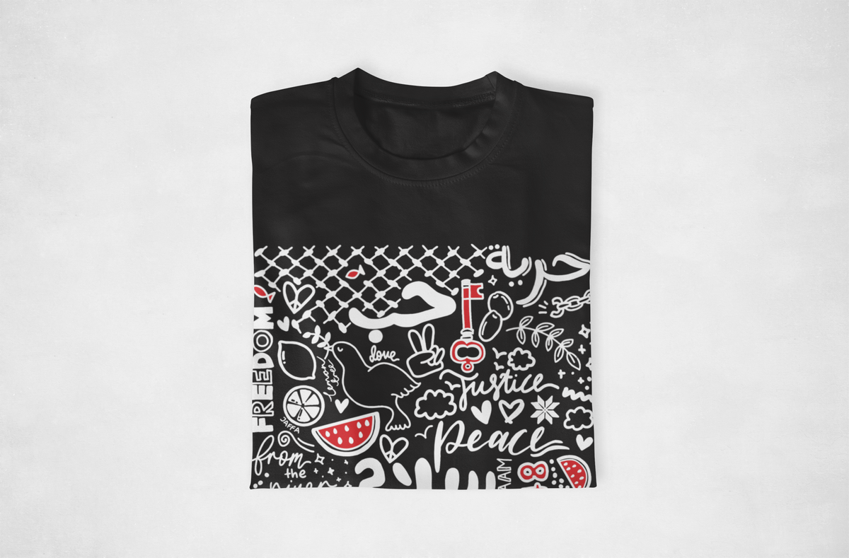 Peace Doodles – New Edition Tee, Black