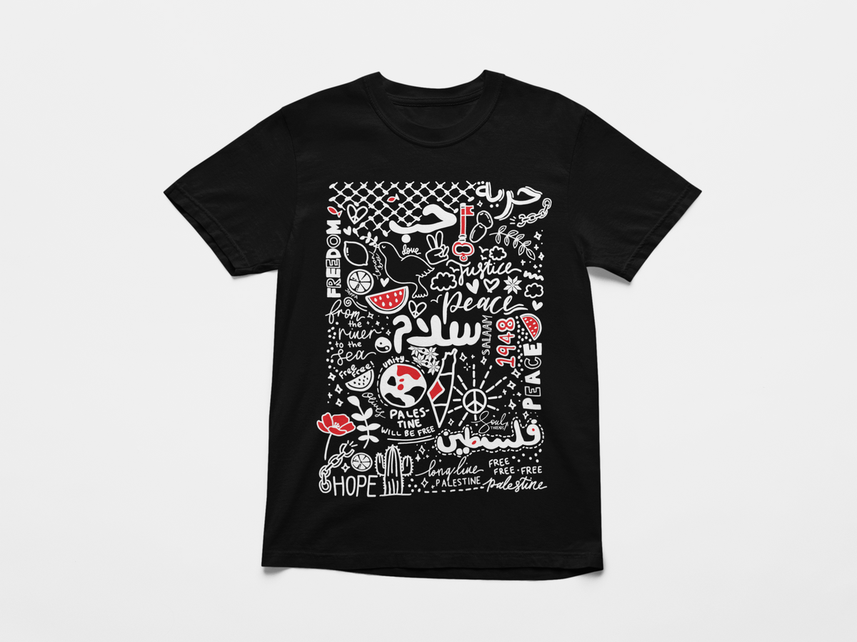Peace Doodles – New Edition Tee, Black