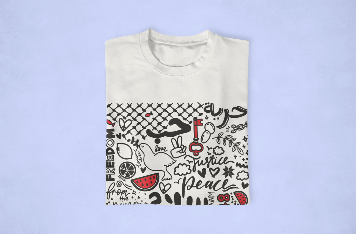 Peace Doodles – New Edition Tee, White