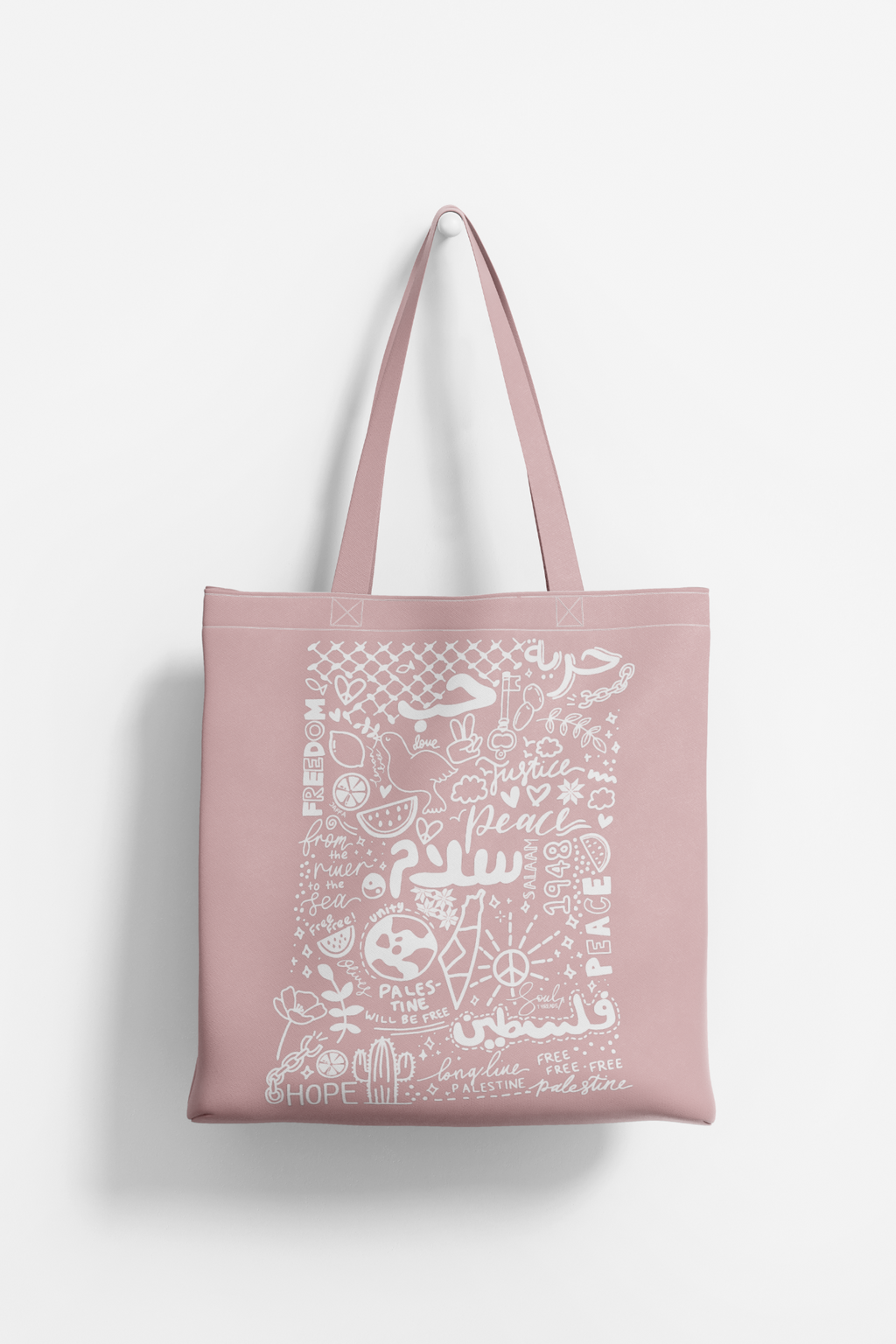 Peace Doodles Tote Bag