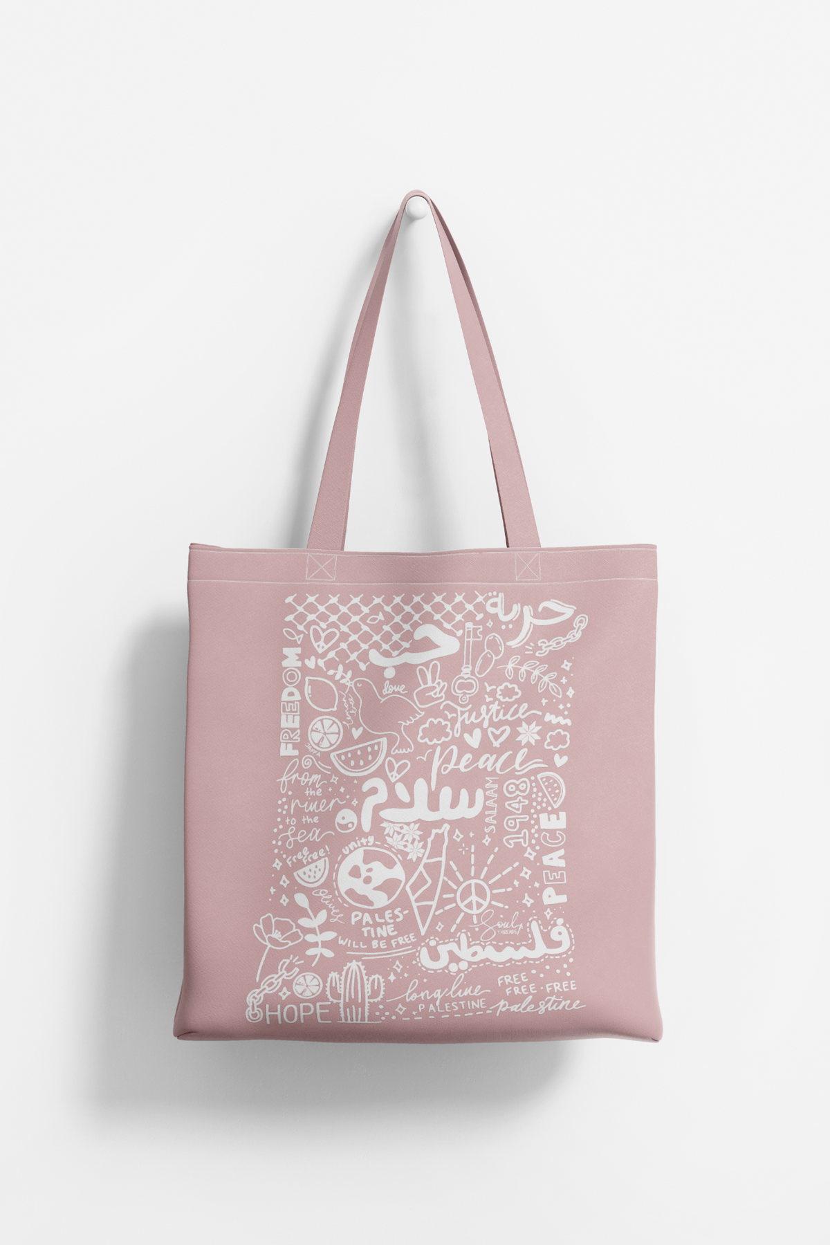Peace Doodles Tote Bag
