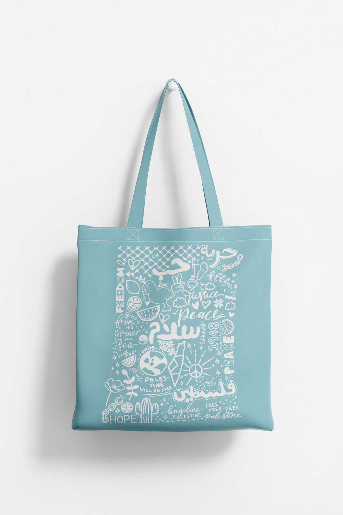 Peace Doodles Tote Bag